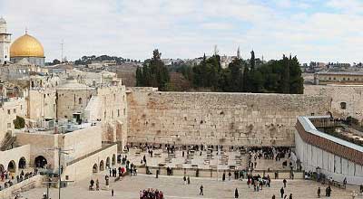 Western Wall in Jerusalem Old City