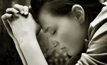 Woman praying