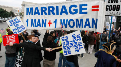 homosexual protestors