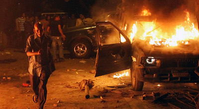Riots at Israel embassy in Cairo