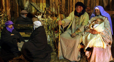 live nativity scene