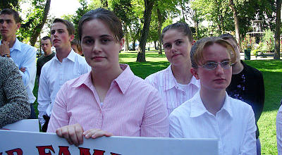 Teens from polygamous families.