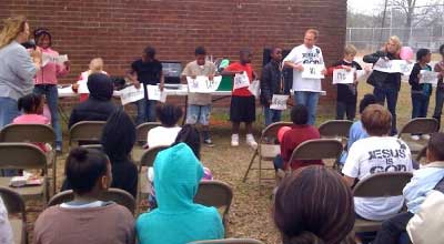 Sidewalk Sunday School