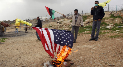 American Flag Burning