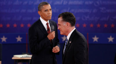 Romney and Obama