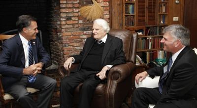 Billy Graham and Mitt Romney