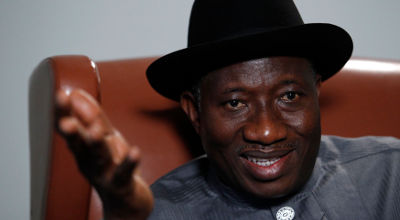 Nigerian President Goodluck Jonathan