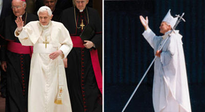 Benedict and John Paul
