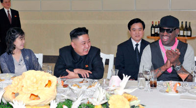 Kim Jong Un, Dennis Rodman