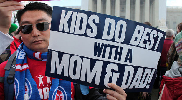 anti-gay-marriage protester