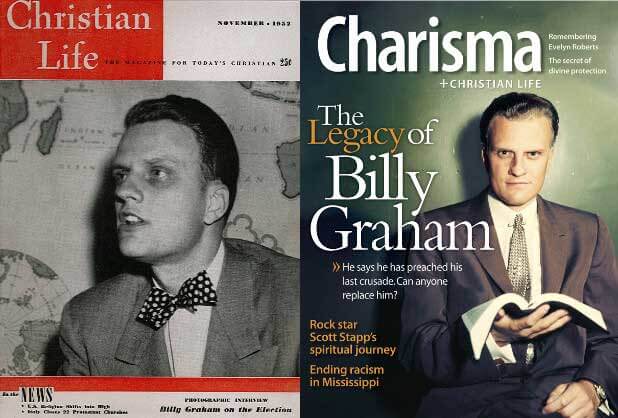 Billy Graham on the cover of Christian Life Magazine, 1952