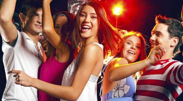 partying teens