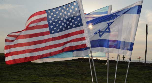 US and Israeli Flags