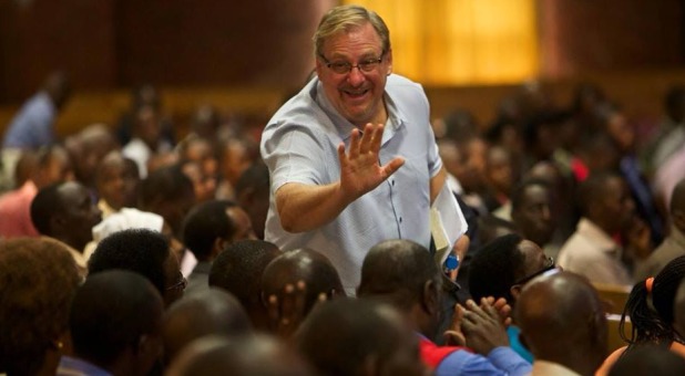 Rich Warren in church