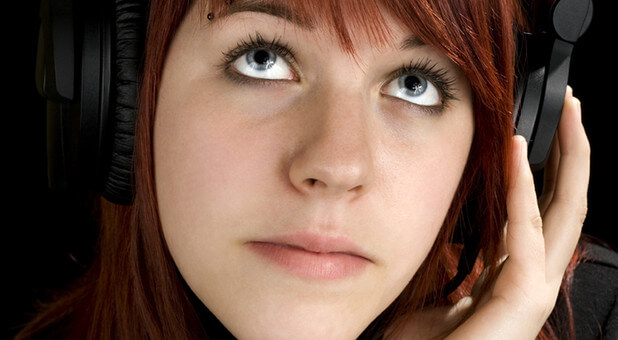 girl listening