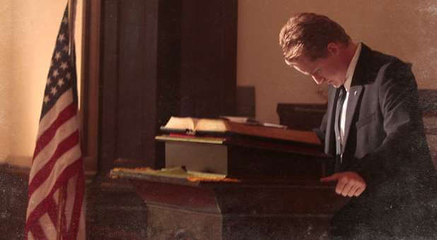 A scene from the recently-released Christian film,