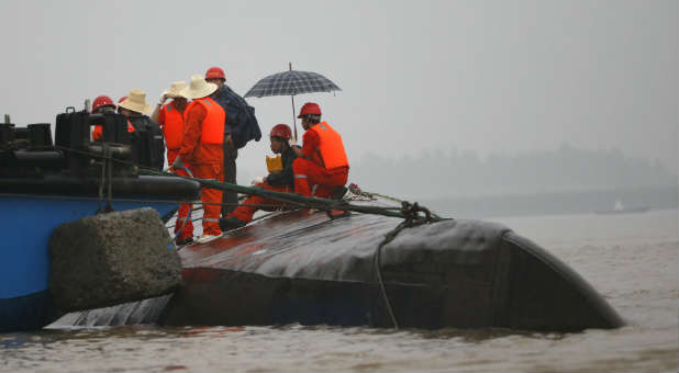 Chinese rescue workers