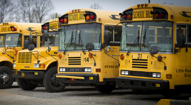 Elementary school students reportedly wanted to blow up a high school auditorium.