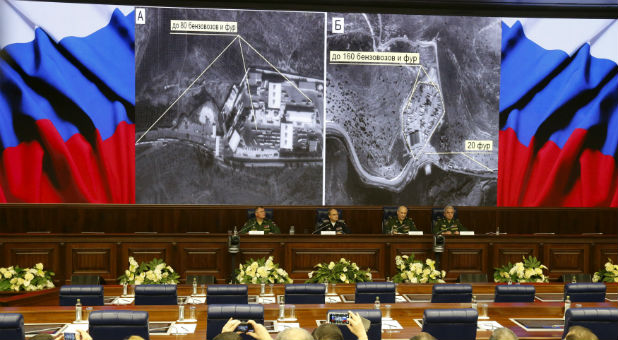 Russia claims these satellite images prove Turkey is involved with ISIS oil smuggling.