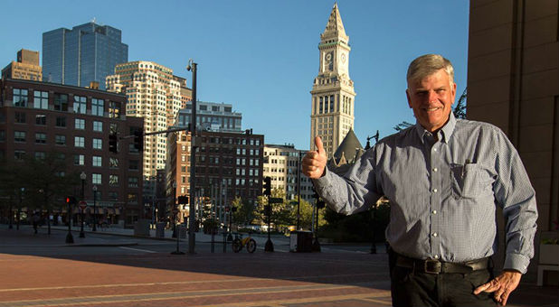 Evangelist Franklin Graham in Boston