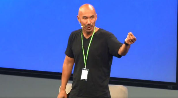 Francis Chan speaks at Facebook.