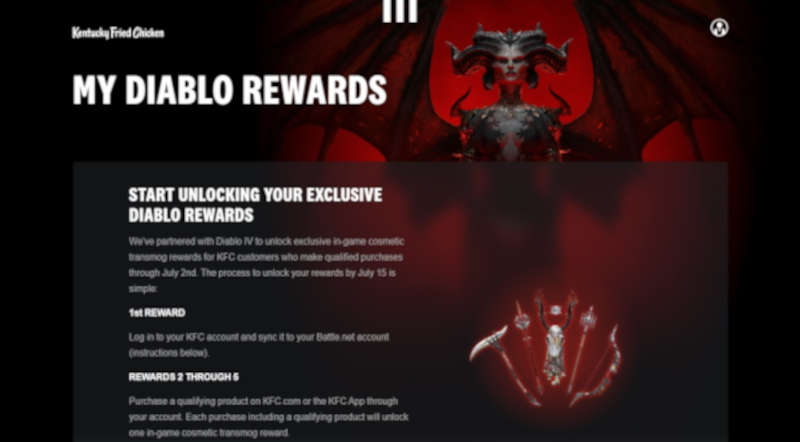 KFC Diablo Web Page KFC Diablo Page