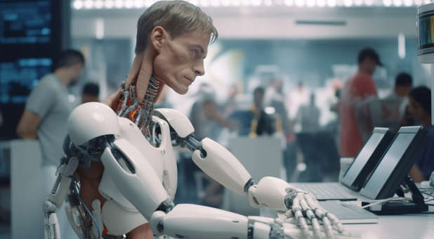Transhumanist cyborg