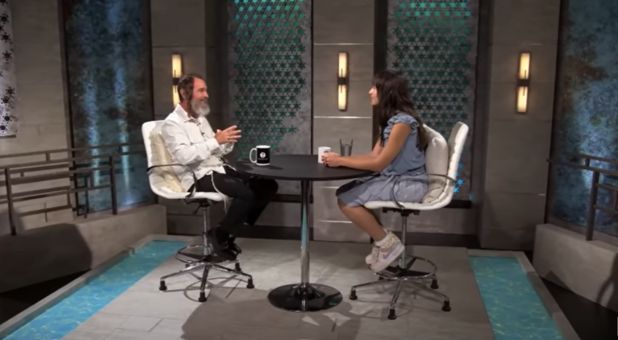Rabbi Schneider and Chloe Cole